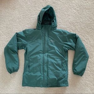 Marmot green winter jacket